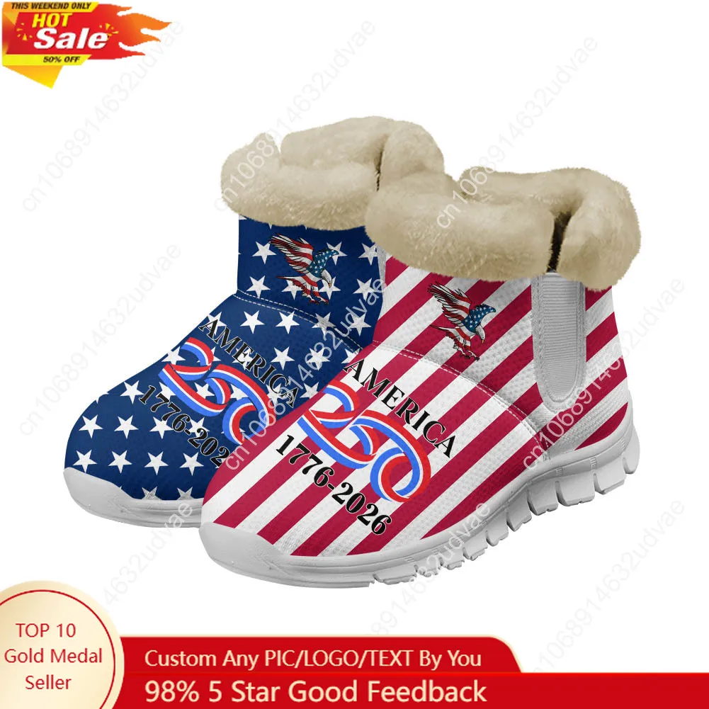 Women'S Shoes Casual Sneakers - America 250th Anniversary 1776-2026 Plush Shoes