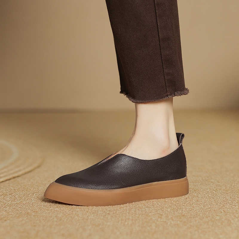 Women Shoes With Heels - NEW Spring/Autumn Women Loafers Pointed Toe