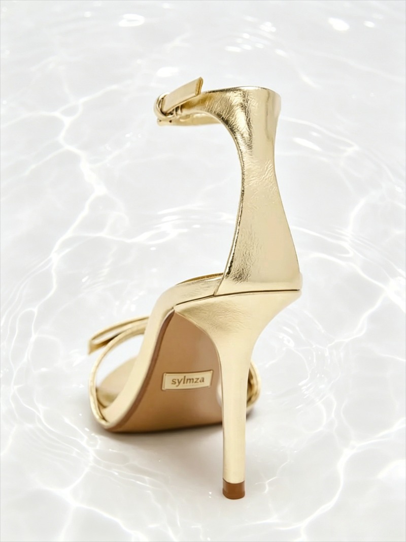 Elegant Golden Bow Brand High  - Women Shoes Brands review and price