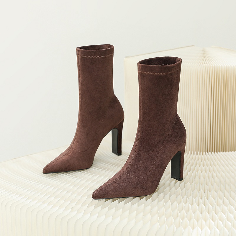 Eilyken Winter Thick Heel Sock - Sock Boot Women review and price