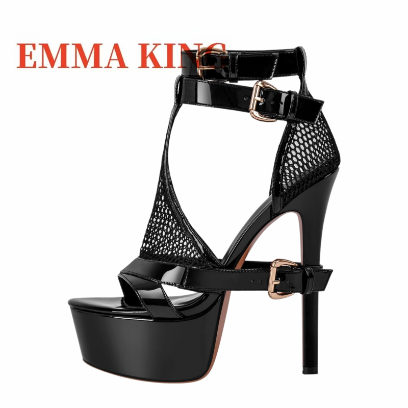 Yellow Mesh Platform Heeled Sa - Women'S Shoes Yellow review and price