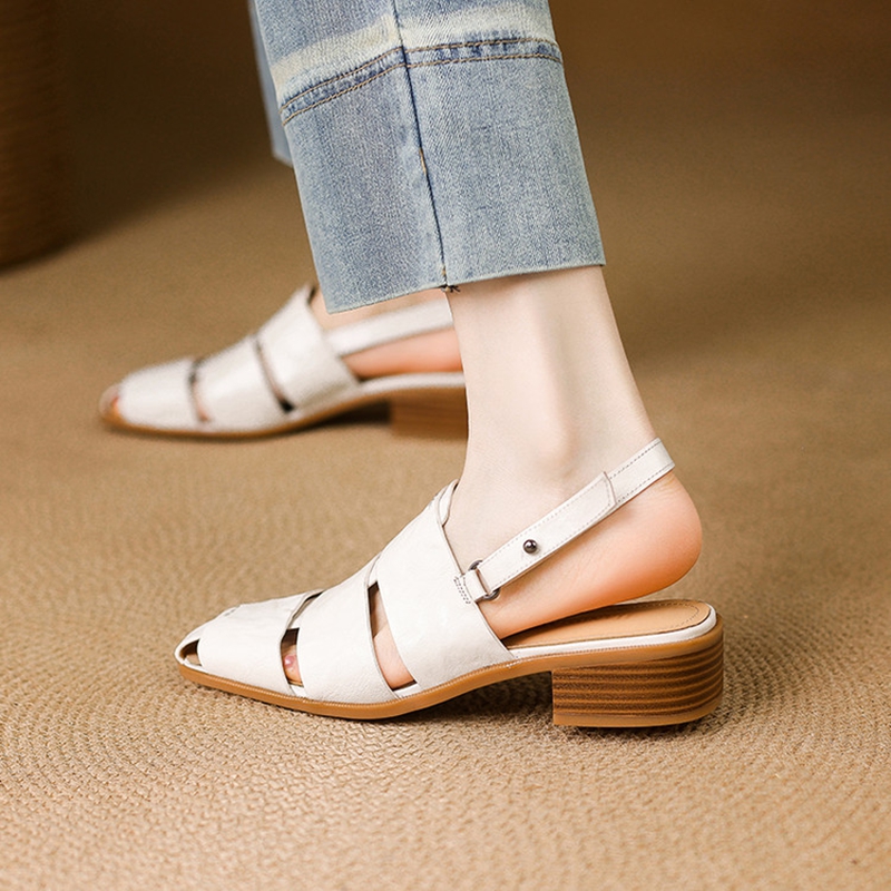 NEW Summer Women Sandals Genui - Women Shoes Formal review and price