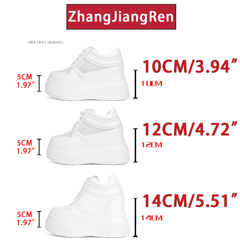 ZJR 10-14cm Chunky Sneakers Wo - Mesh Sneaker Women review and price
