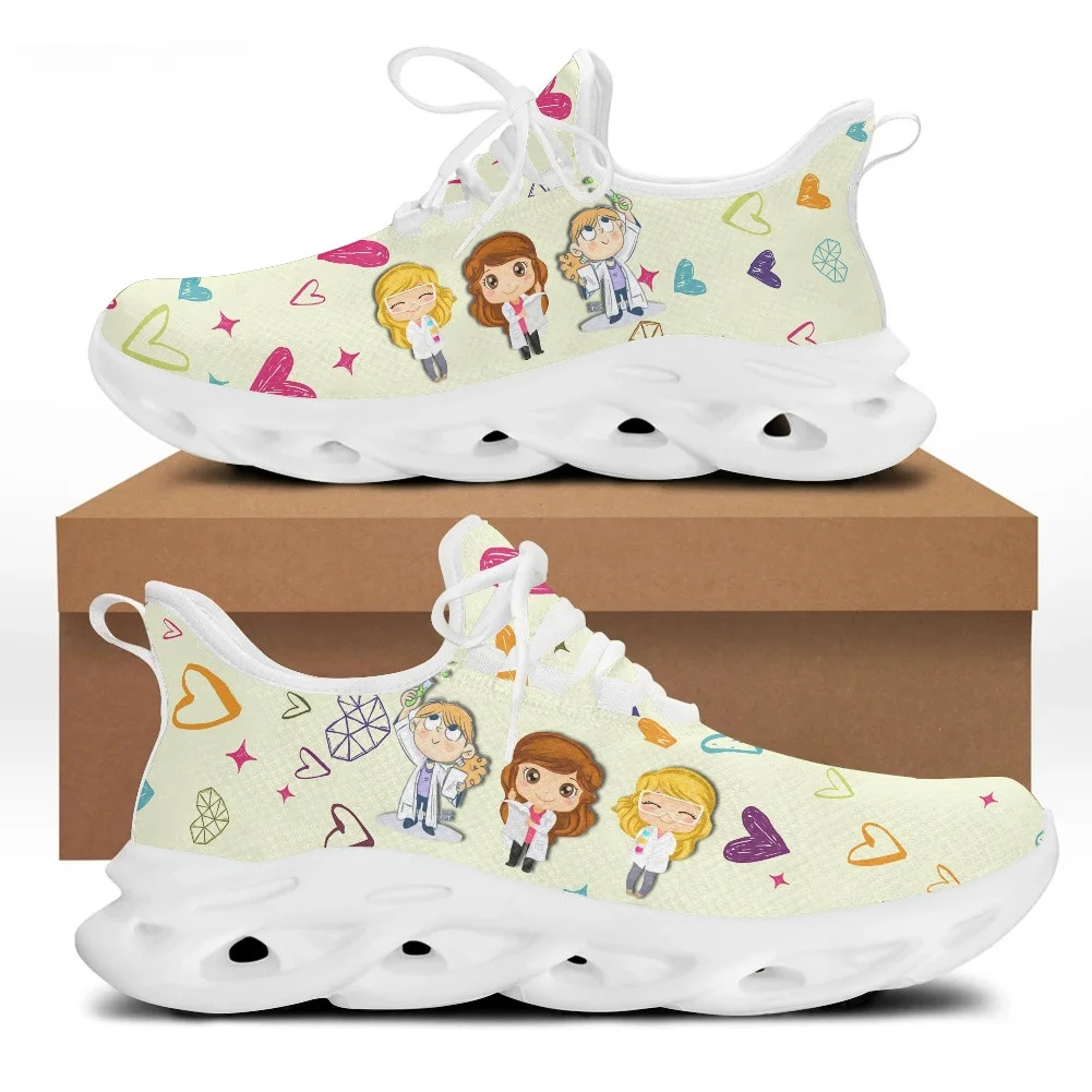 Cute Cartoon Doctor Nurse Shoe - Mesh Sneaker Women review and price