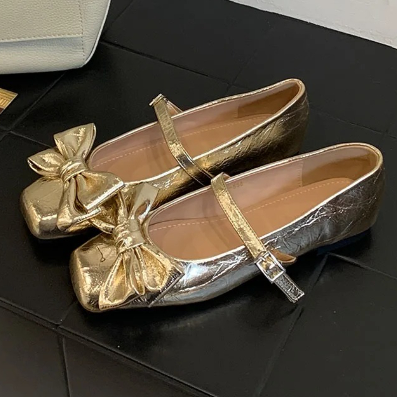 Cute Bowknot Square Toe Design - Women Shoes Brands review and price