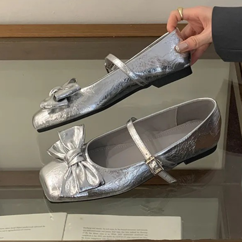 Cute Bowknot Square Toe Design - Women Shoes Brands review and price