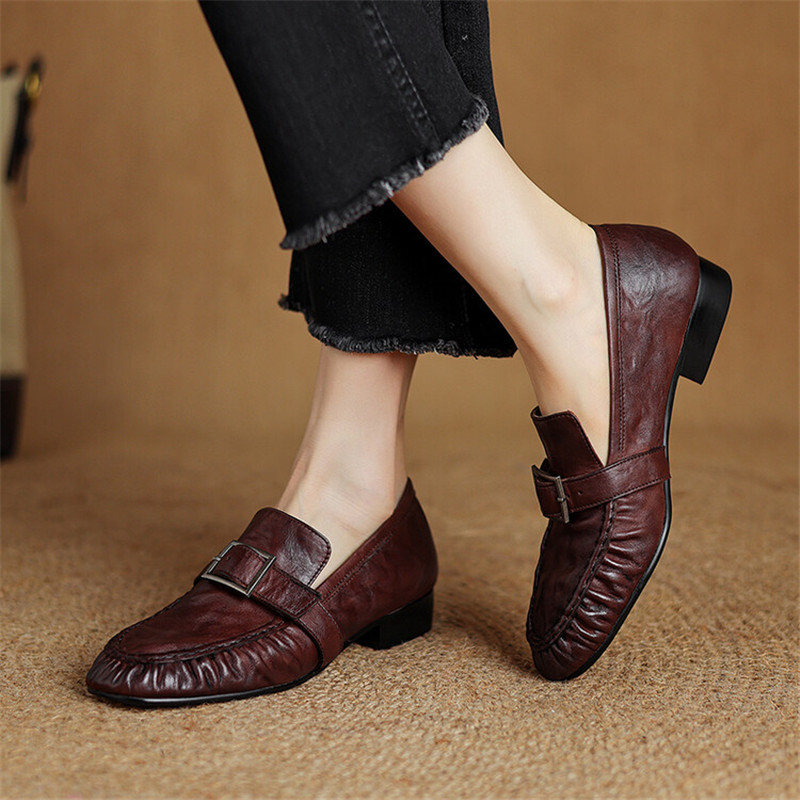New Autumn Genuine Leather Wom - Women Shoes With Heels review and price