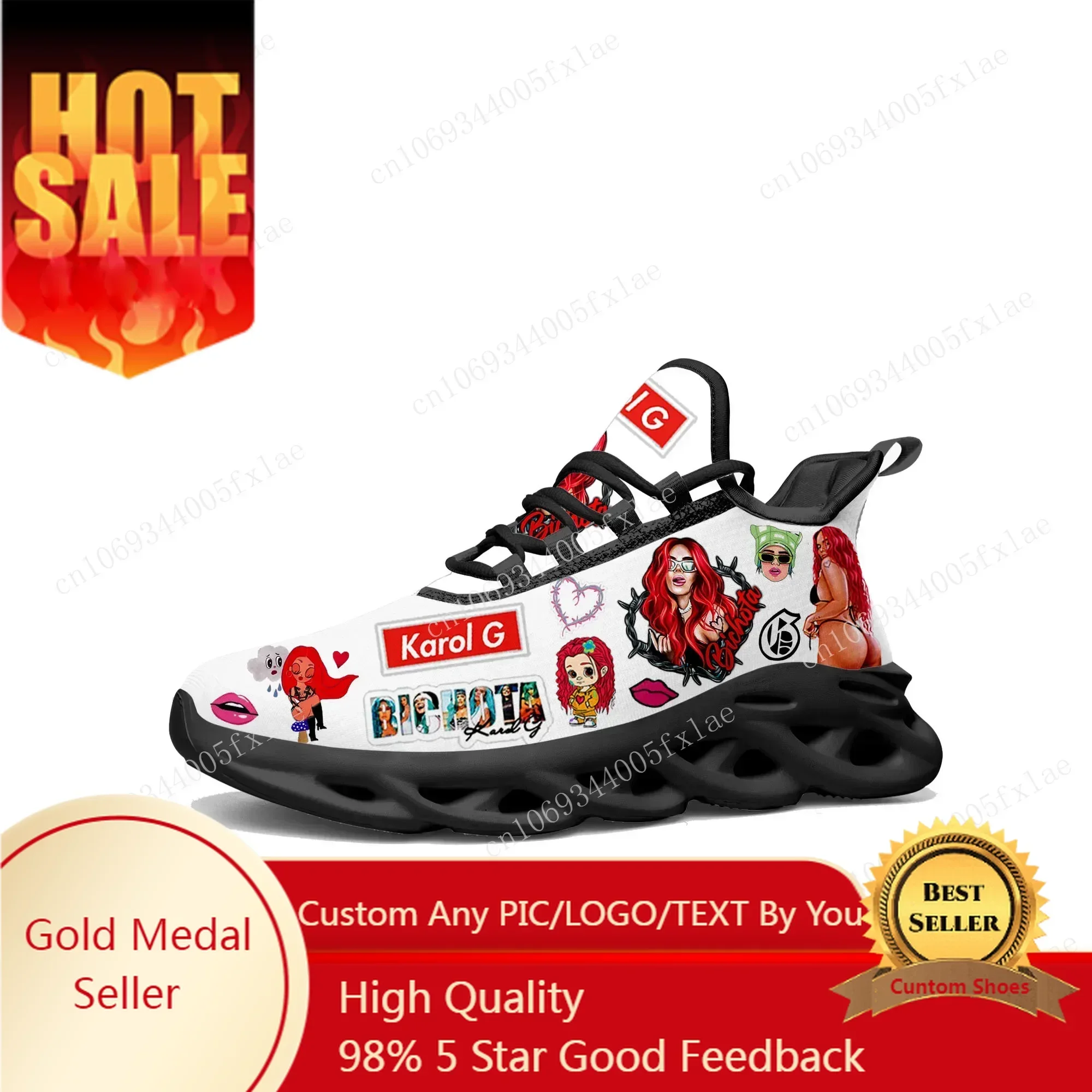Karol G Bichota Flats Sneakers - Mesh Sneaker Women review and price