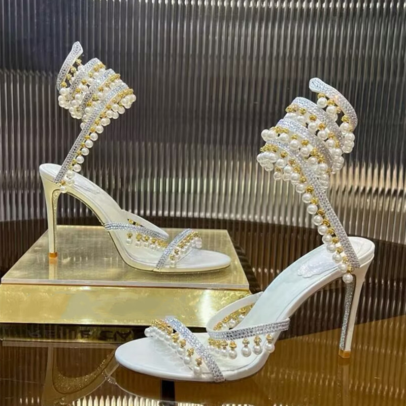 Luxury Rhinestones Pearls Tass - Women Shoes Formal review and price
