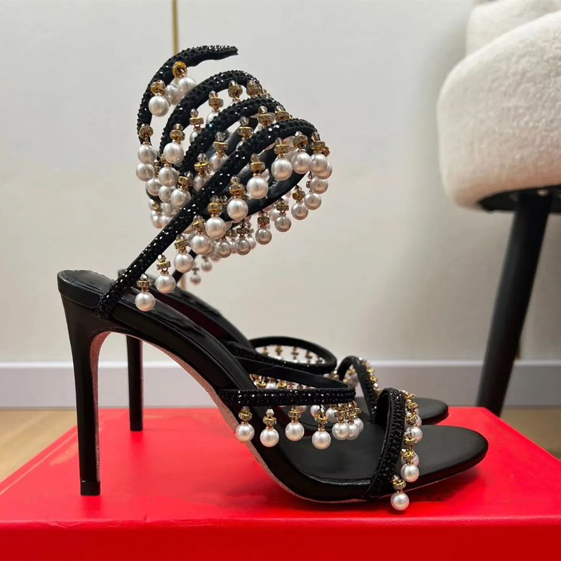 Luxury Rhinestones Pearls Tass - Women Shoes Formal review and price