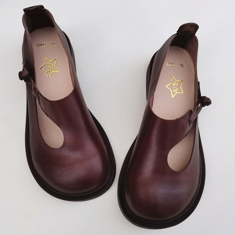 Careaymade-Genuine Leather Big - Women Shoes With Heels review and price
