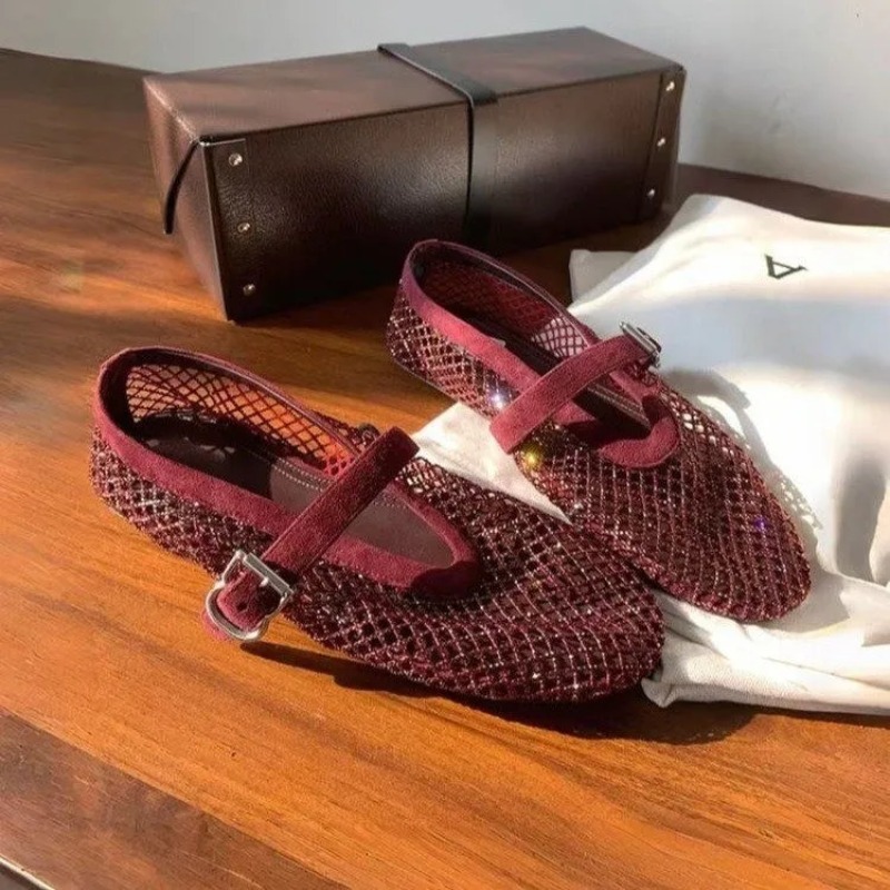 Hollow Rhinestone Baotou Sanda - Women Shoes With Heels review and price