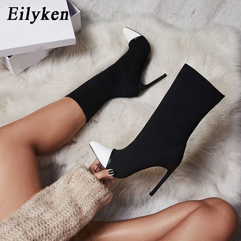 Eilyken Stretch Fabric Short A - Sock Boot Women review and price