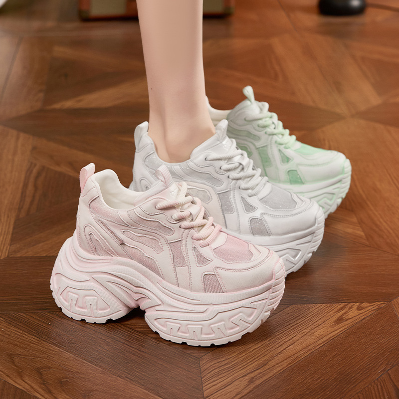 Women's Fashion Chunky Platfor - Mesh Sneaker Women review and price
