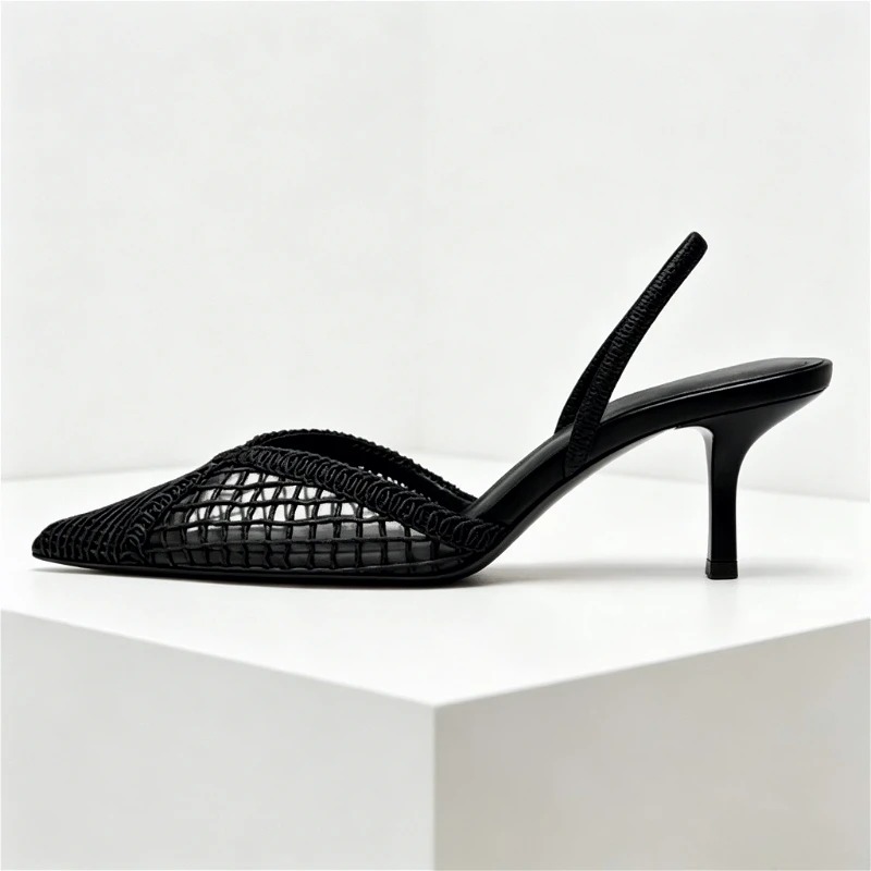 Mesh Woven Heeled Sandals Wome - Women Shoes Brands review and price